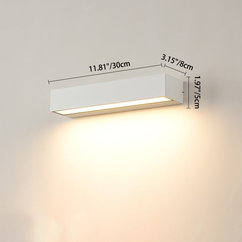 Rectangular Garden Wall Sconce