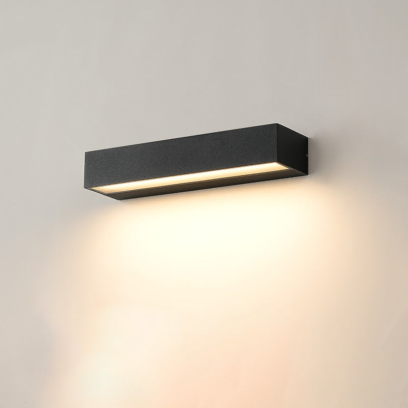 Rectangular Garden Wall Sconce