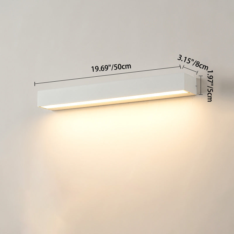 Rectangular Garden Wall Sconce