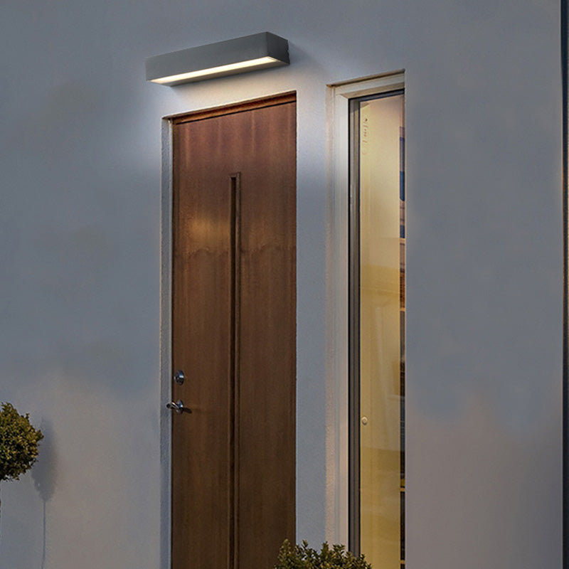 Rectangular Garden Wall Sconce