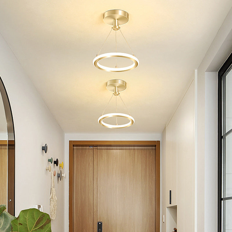 Nordic Semi-Flush Ceiling Light