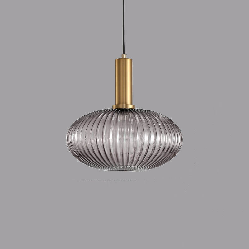 Striped Glass Lantern Pendant