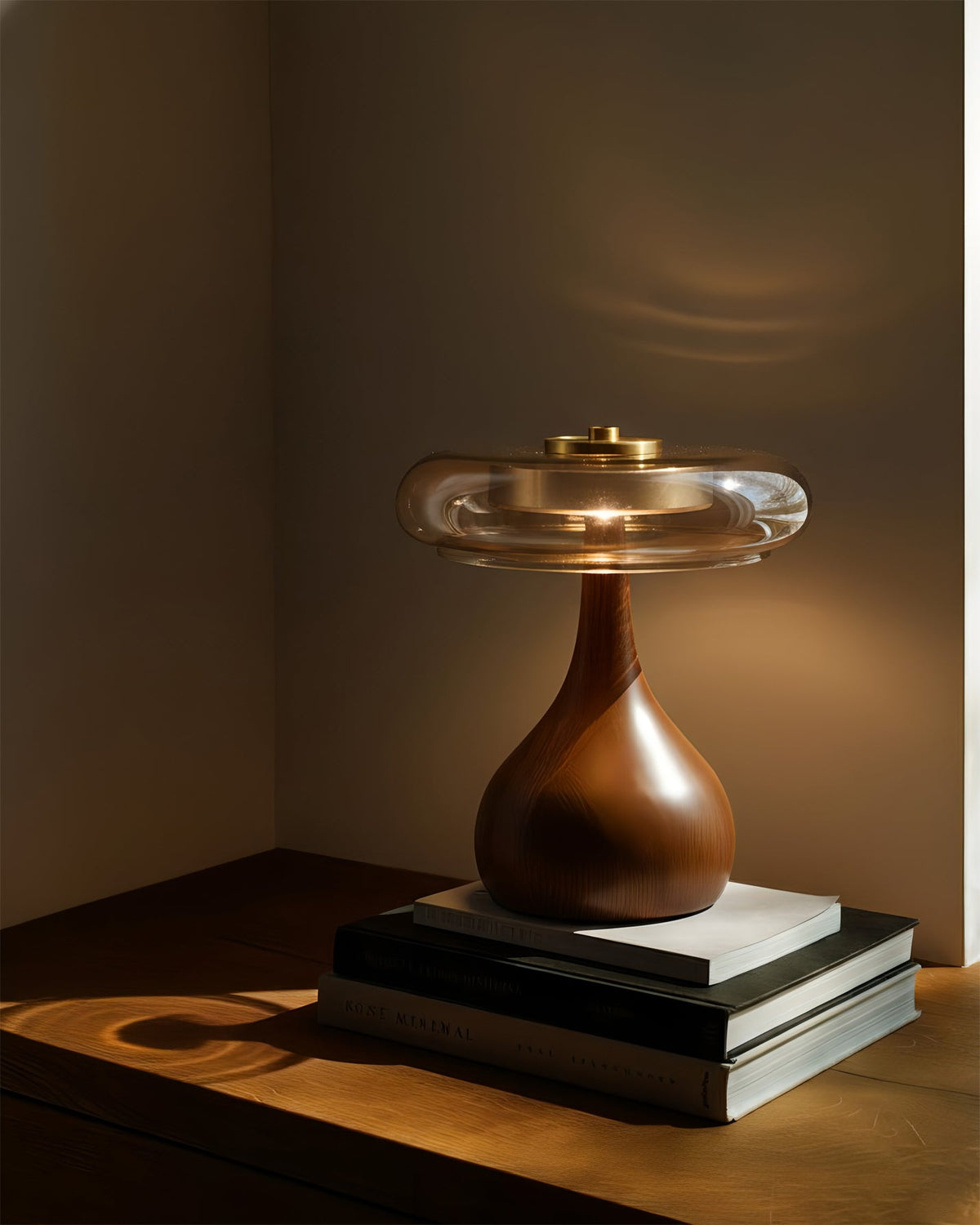 Veyra Modern Glass LED Table Lamp