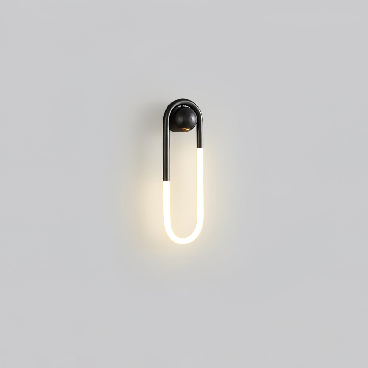 Rudi Brass Loop Wall Sconce