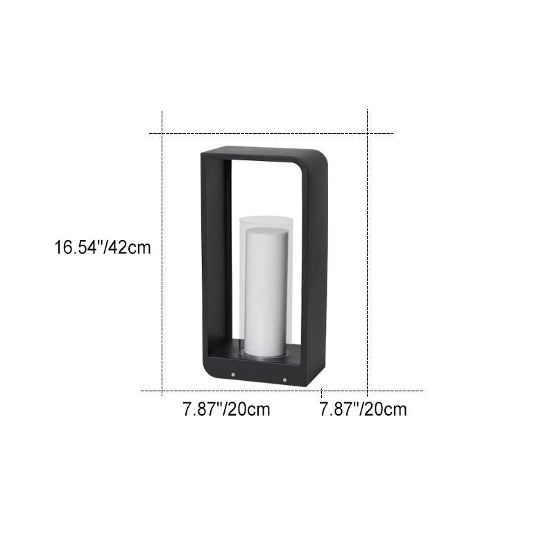 Solar Path Lights Stainless Steel Square | Waterproof Garden Light, Tri Color Remote