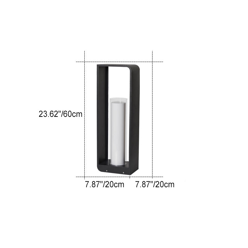 Solar Path Lights Stainless Steel Square | Waterproof Garden Light, Tri Color Remote