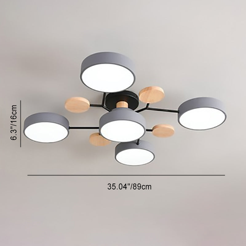 Molecule Branch Ceiling Light