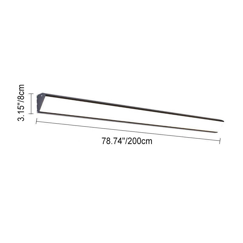 Long Bar Outdoor Wall Light