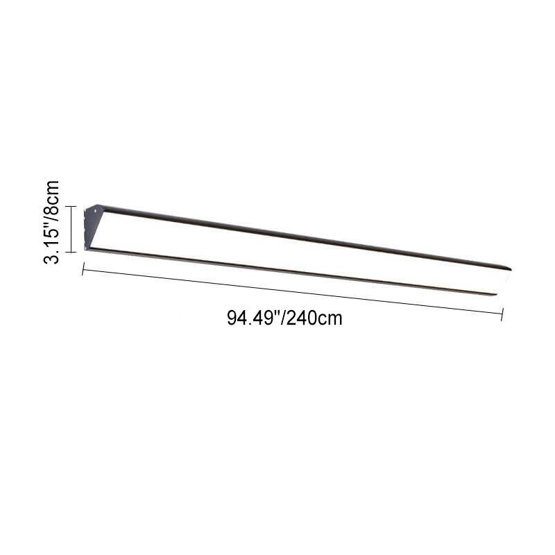 Long Bar Outdoor Wall Light