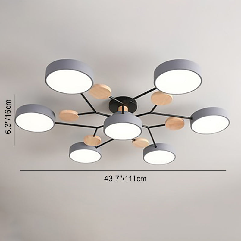 Molecule Branch Ceiling Light