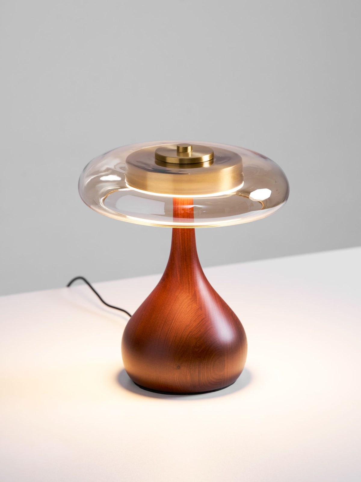 Veyra Modern Glass LED Table Lamp