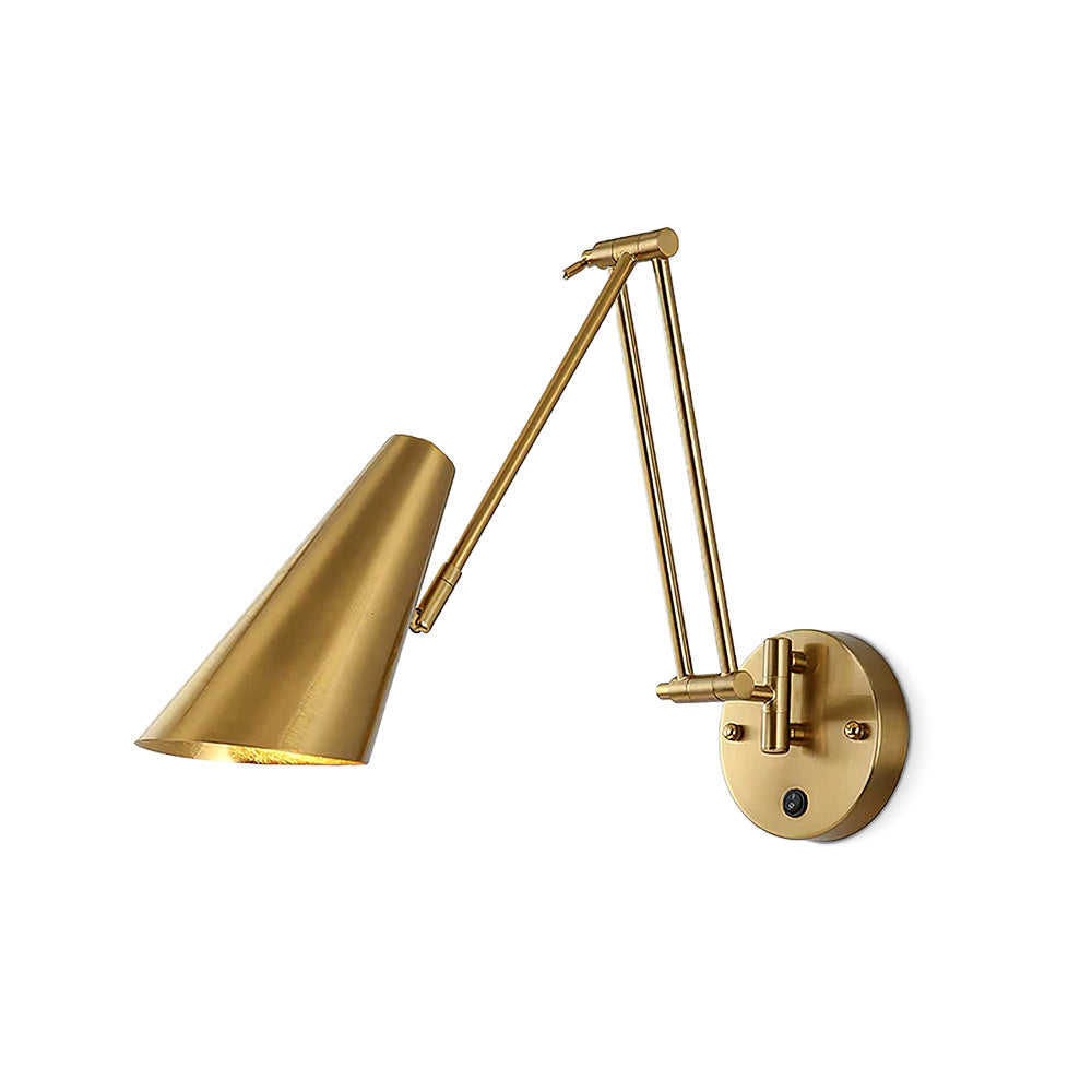 Swing Arm Industrial Wall Sconce