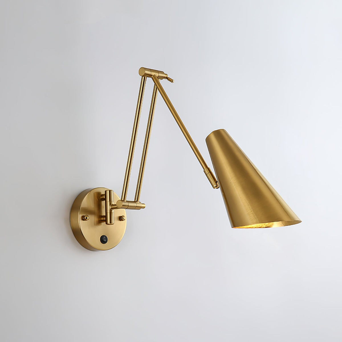 Swing Arm Industrial Wall Sconce