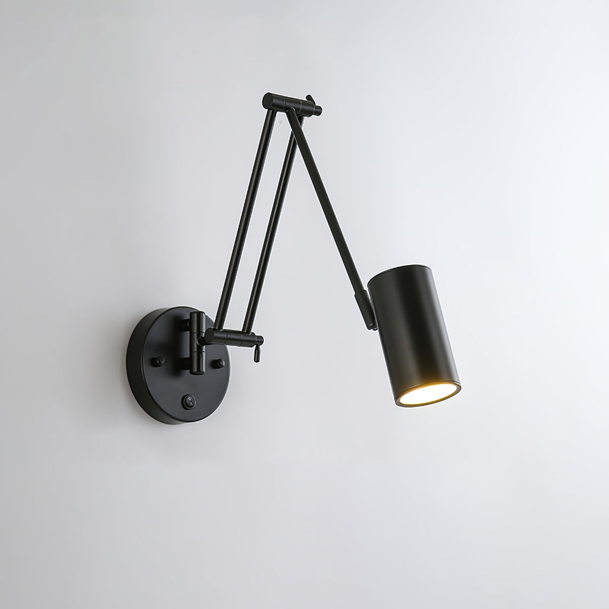 Swing Arm Industrial Wall Sconce