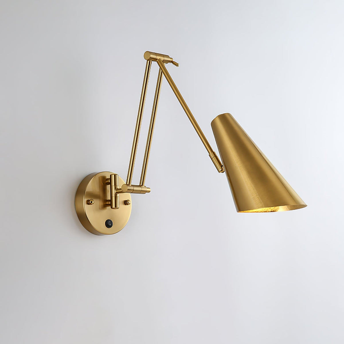 Swing Arm Industrial Wall Sconce