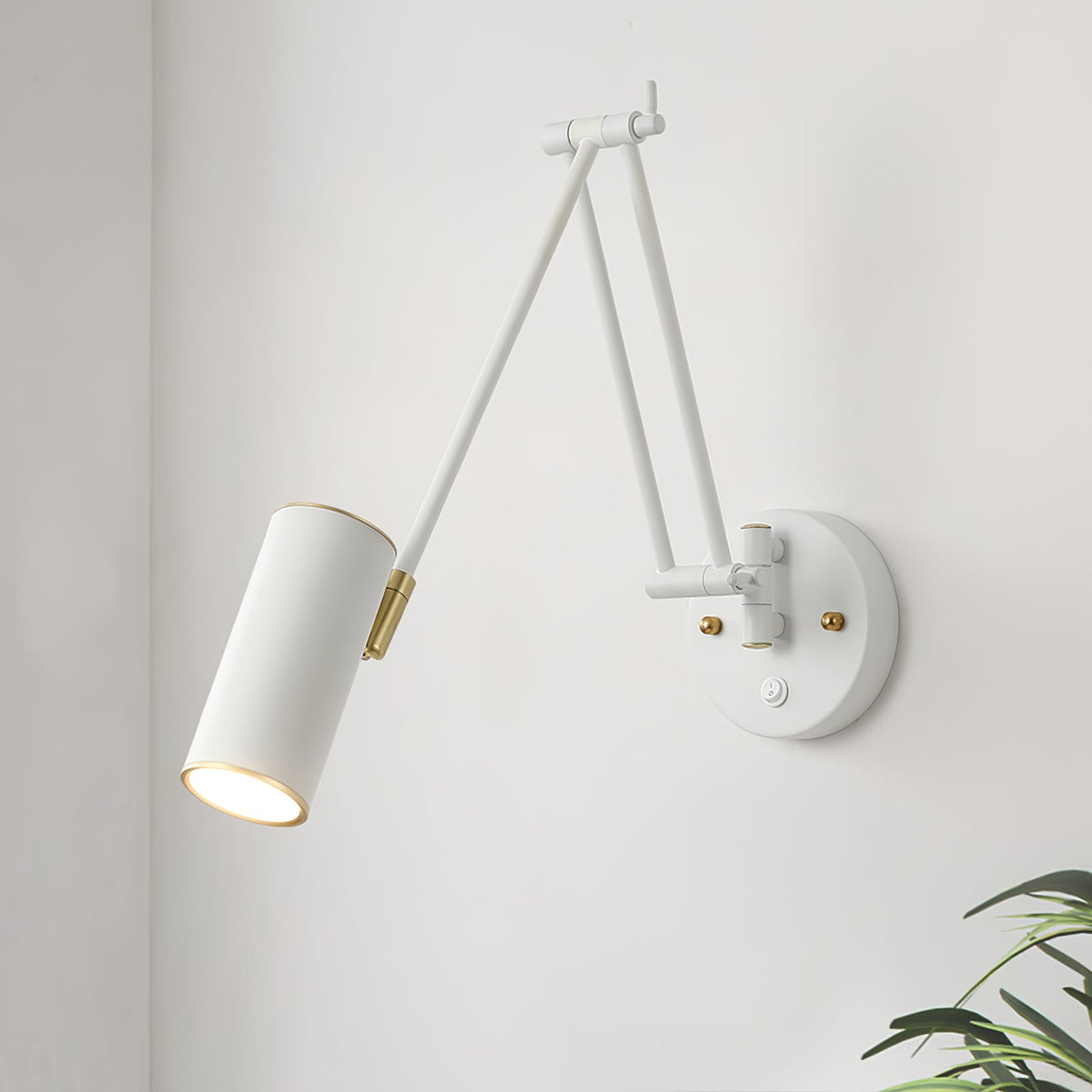 Swing Arm Industrial Wall Sconce