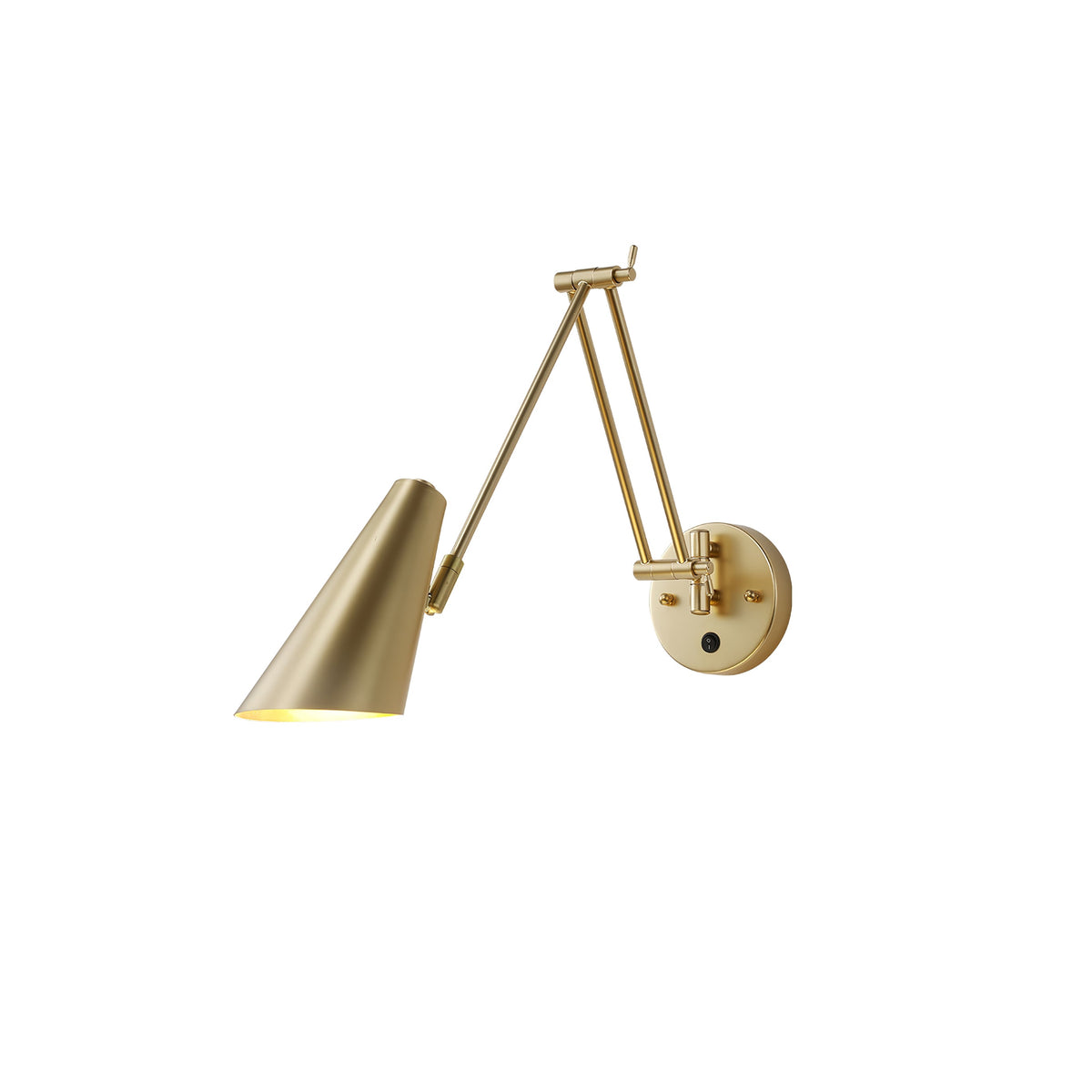 Swing Arm Industrial Wall Sconce