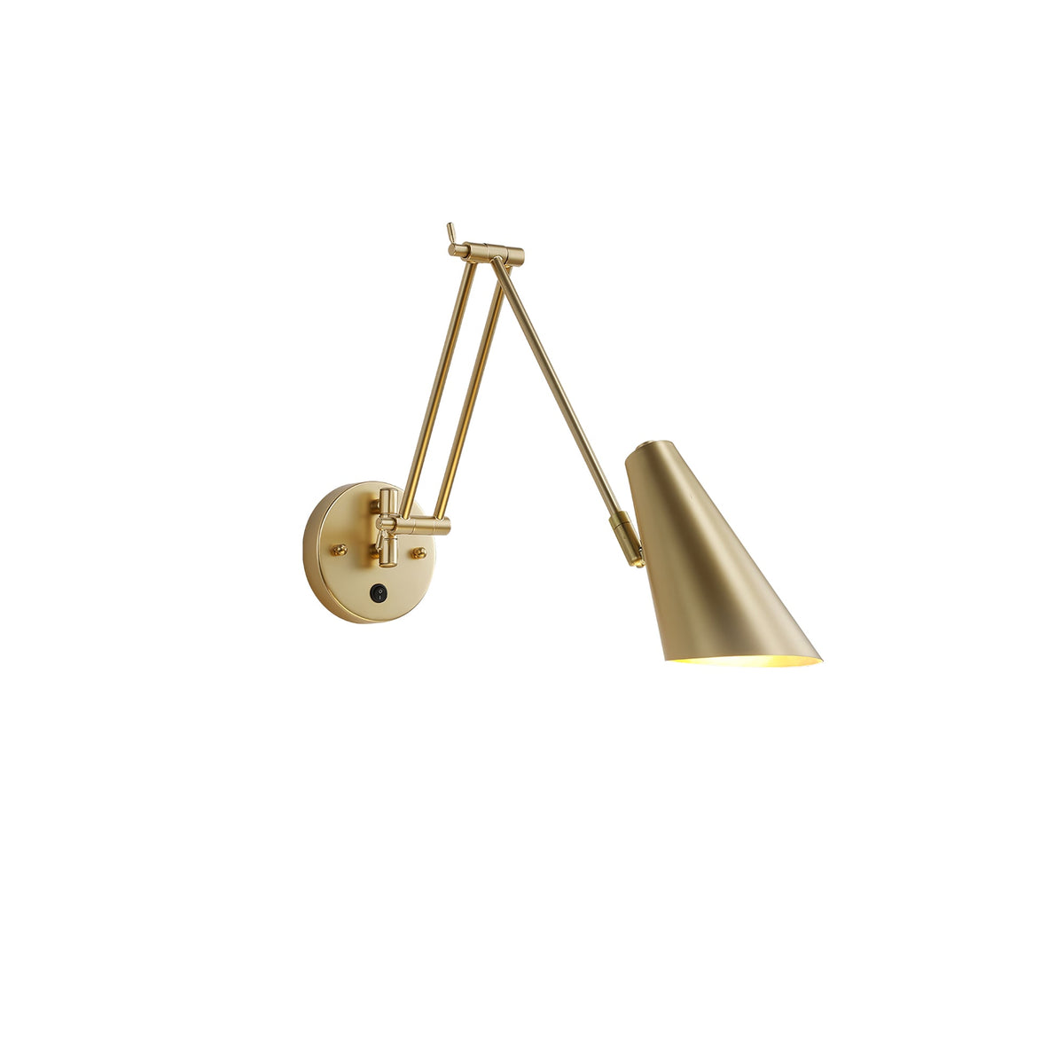 Swing Arm Industrial Wall Sconce