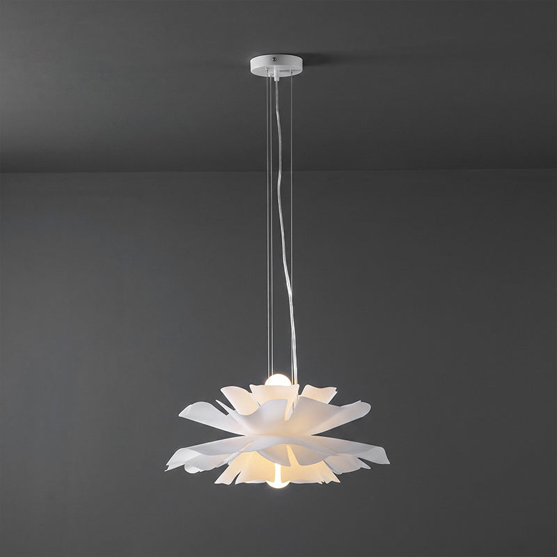 Lotus White Acrylic Pendant Light