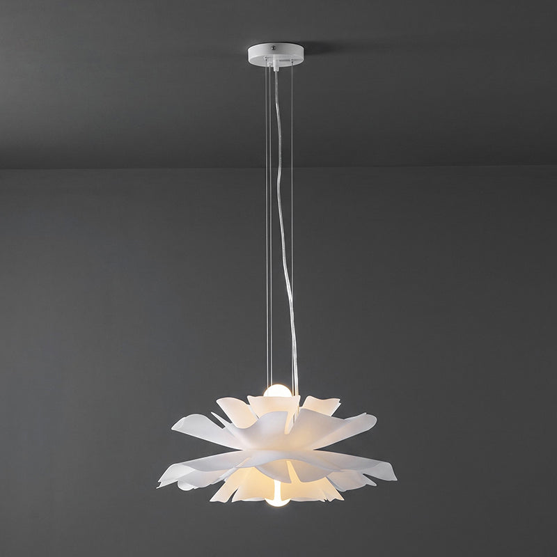Lotus White Acrylic Pendant Light