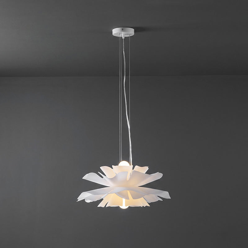 Lotus White Acrylic Pendant Light