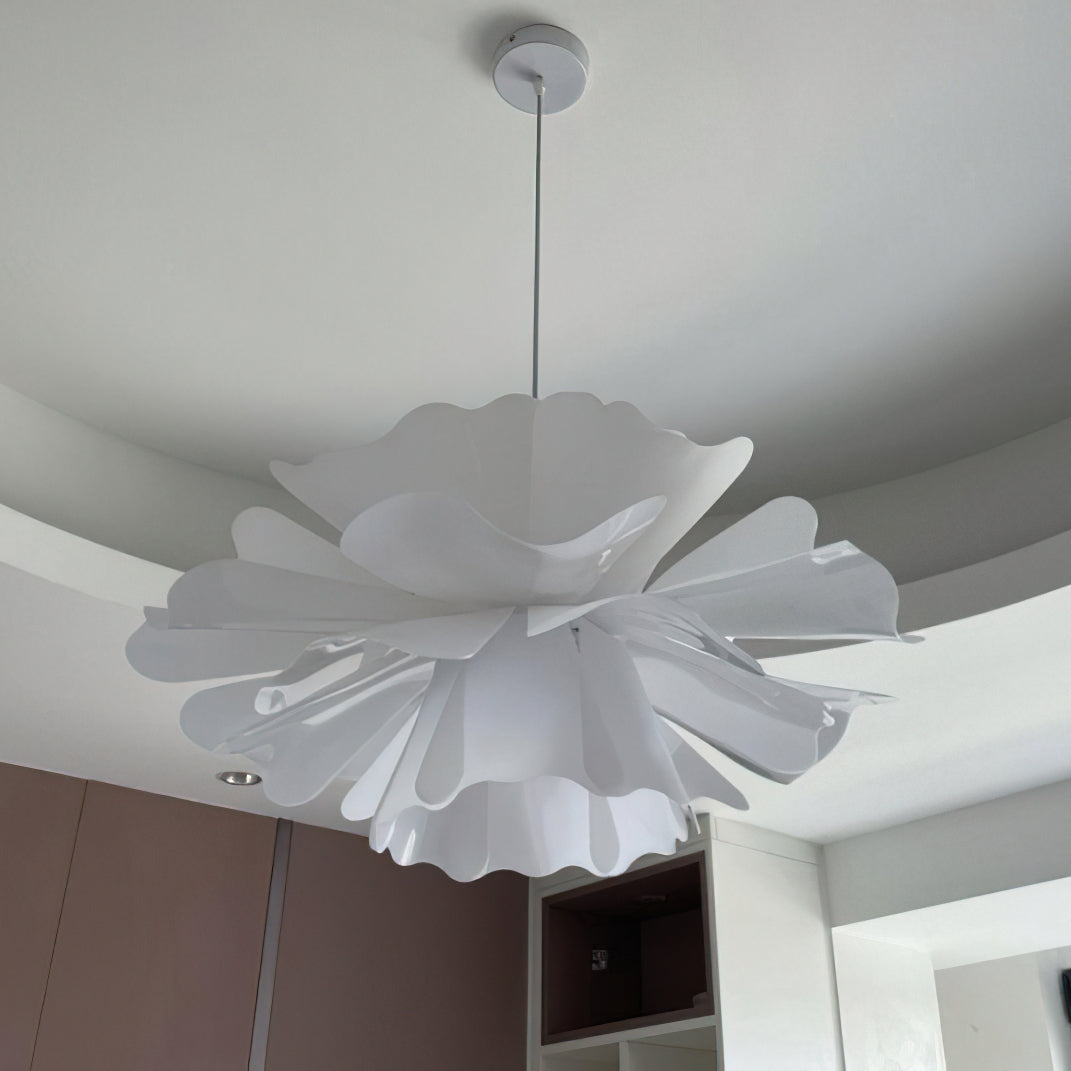 Lotus White Acrylic Pendant Light