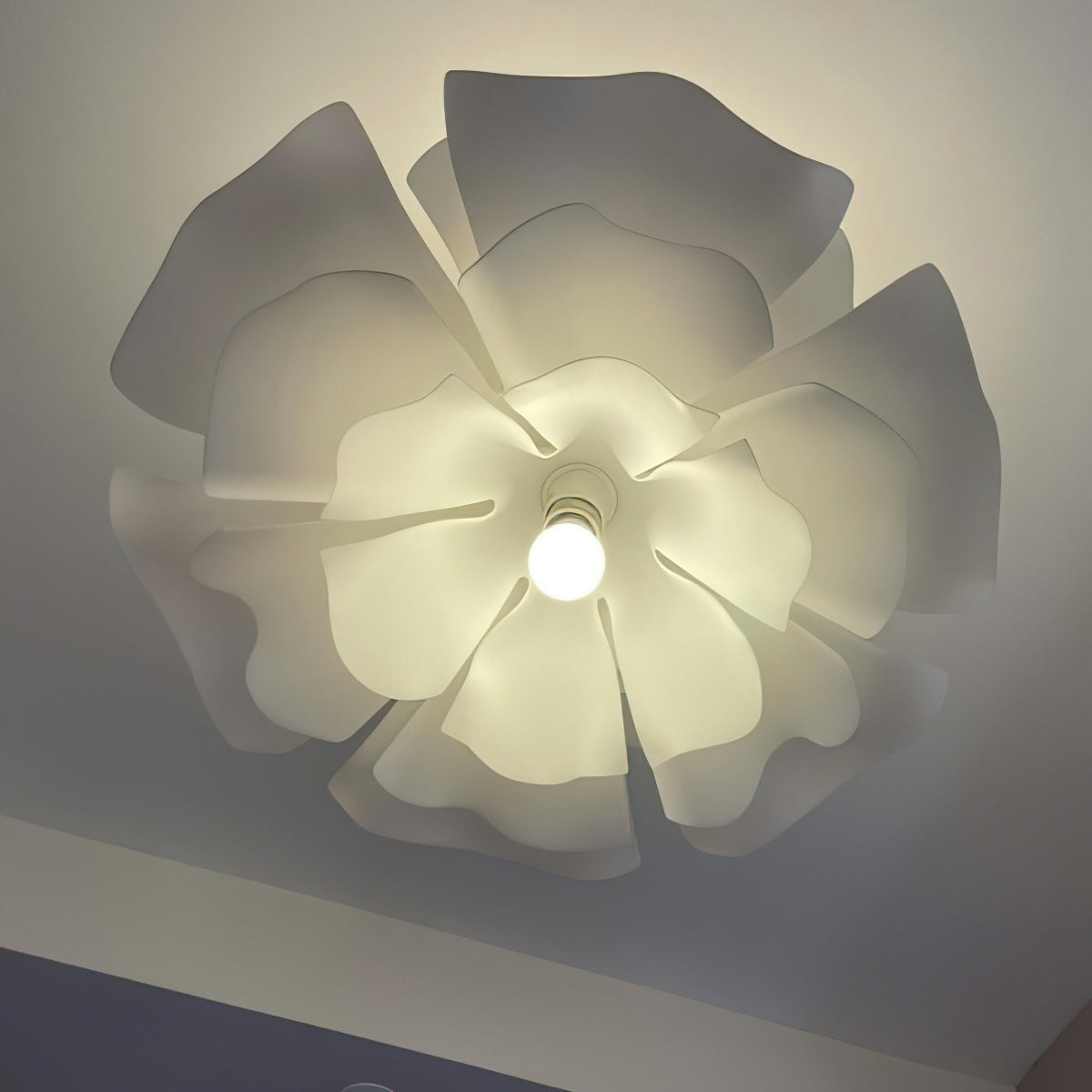 Lotus White Acrylic Pendant Light