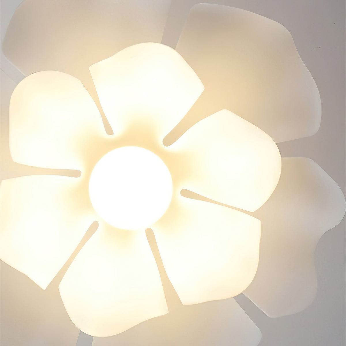 Lotus White Acrylic Pendant Light