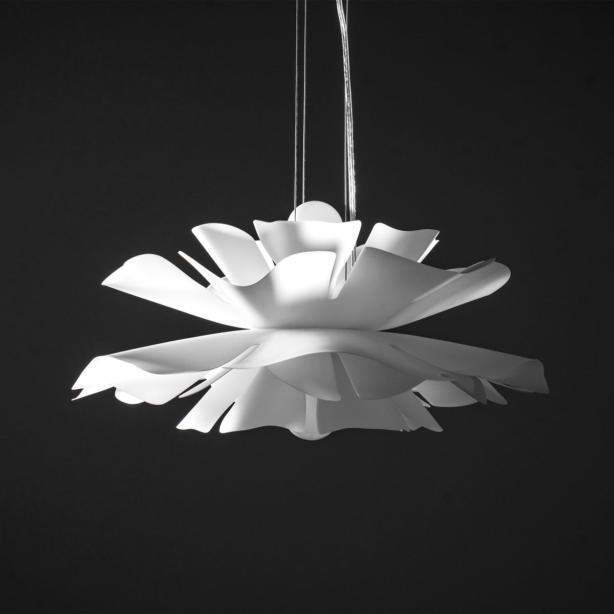 Lotus White Acrylic Pendant Light