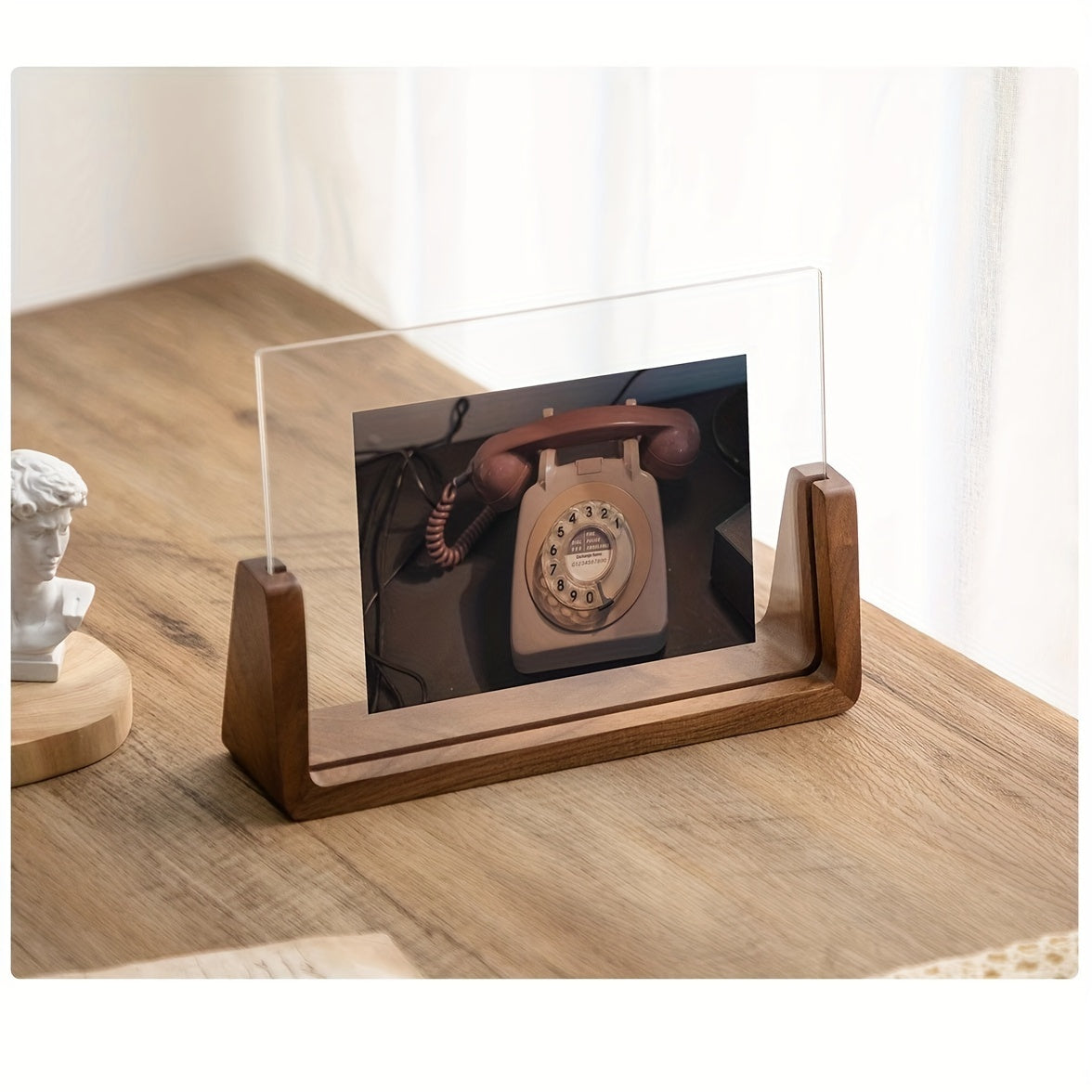 Acrylic and Wood Photo Frame