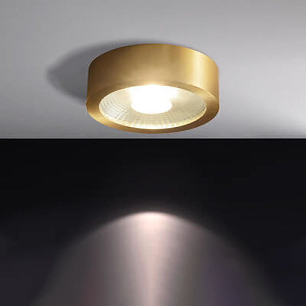Ultra Thin Copper Flush Mount Light