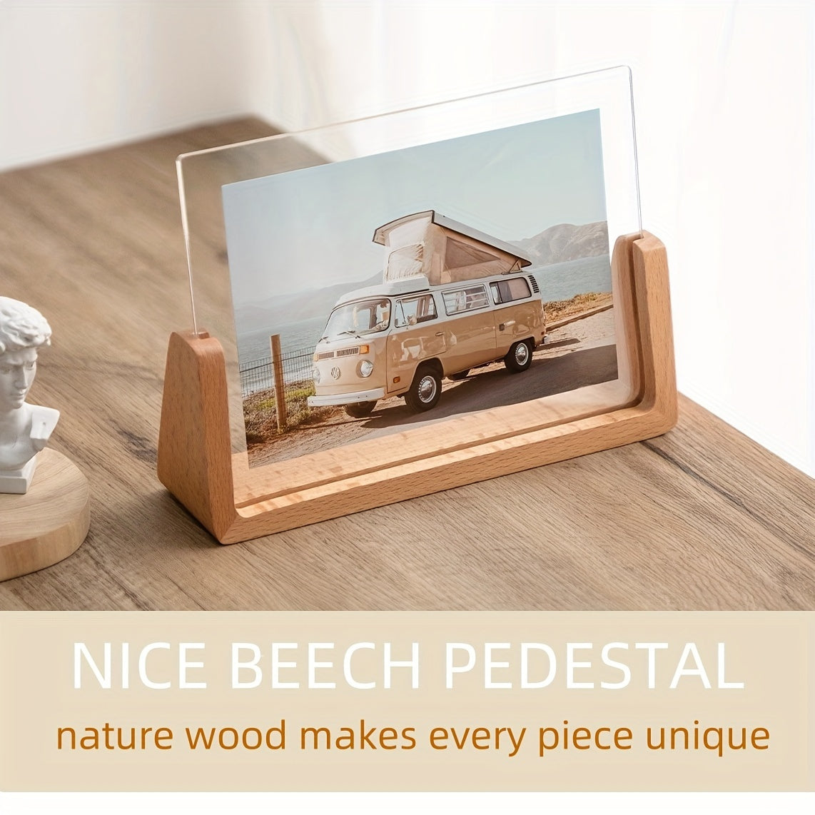 Acrylic and Wood Photo Frame