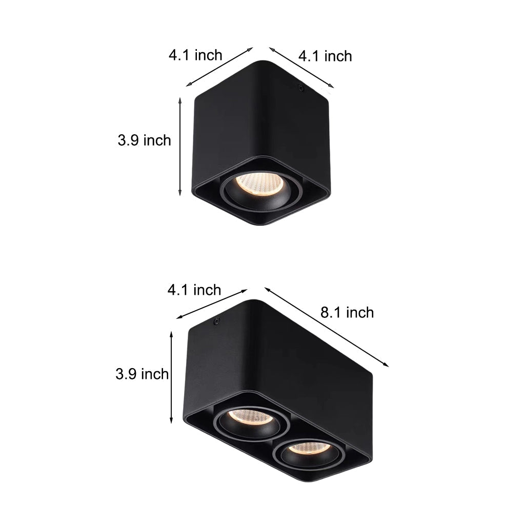 Square Adjustable LED Grille Spotlight