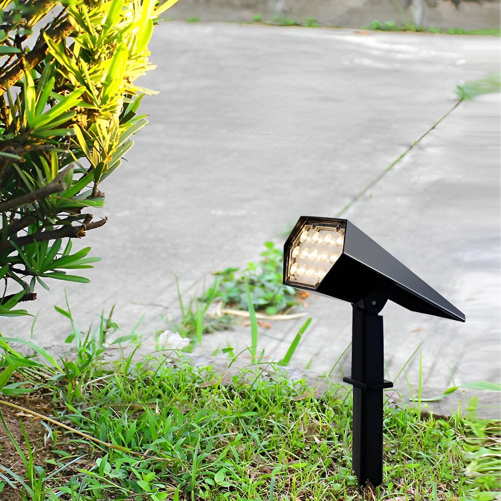 Adjustable Solar Spike Spotlight
