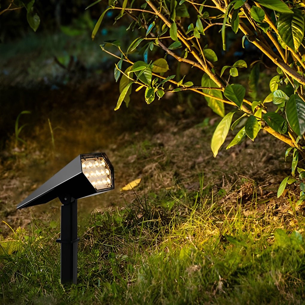 Adjustable Solar Spike Spotlight
