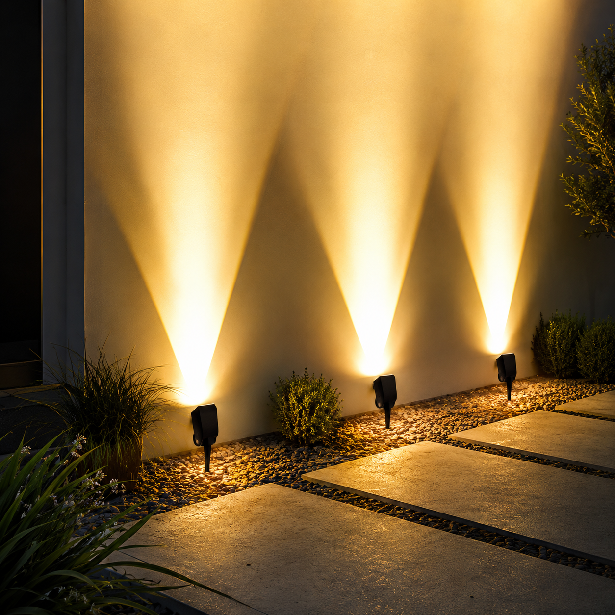 Solara Multi-Zoom Waterproof Solar LED Spotlight