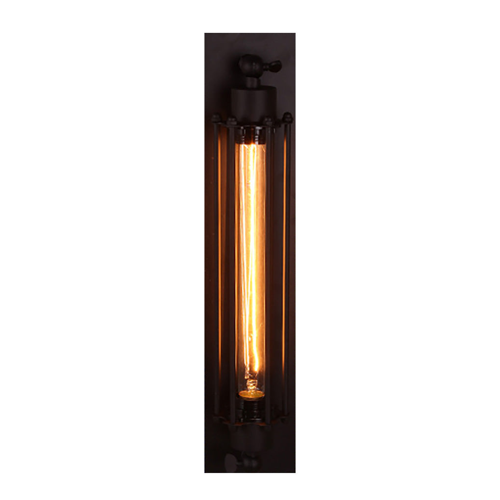 Vintage Industrial Iron Wall Sconce