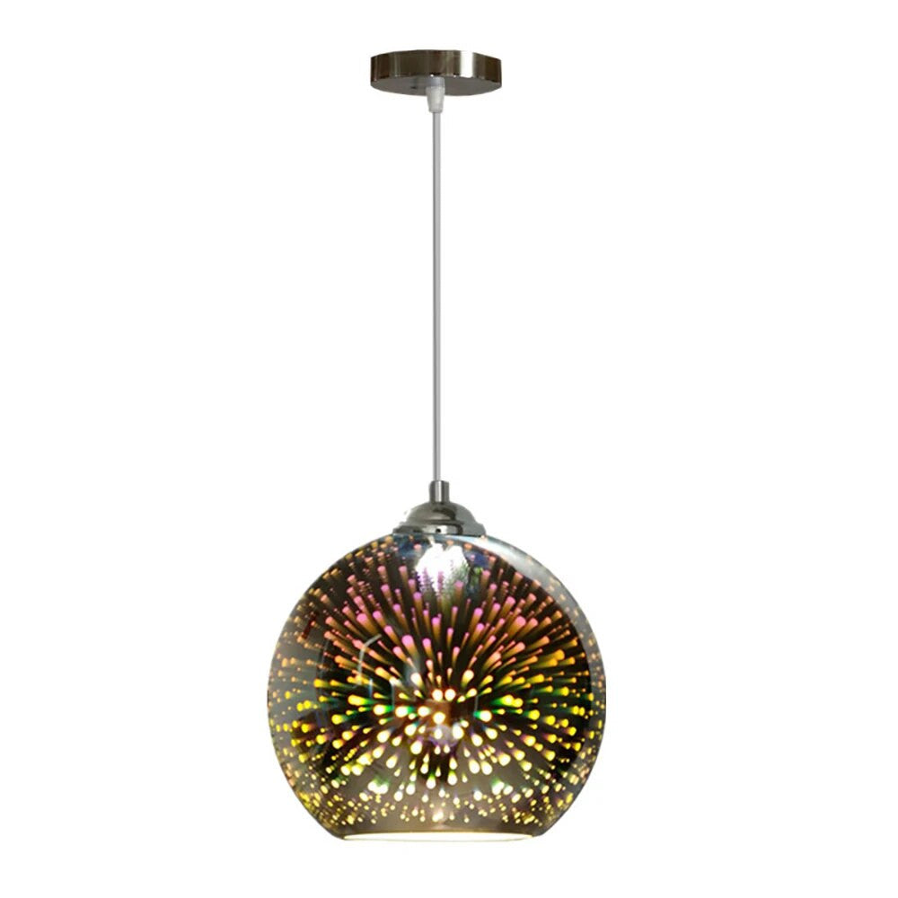 Perforated Glass Pendant Light