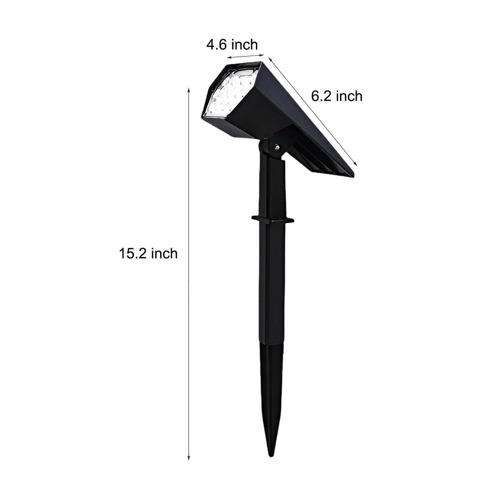 Adjustable Solar Spike Spotlight