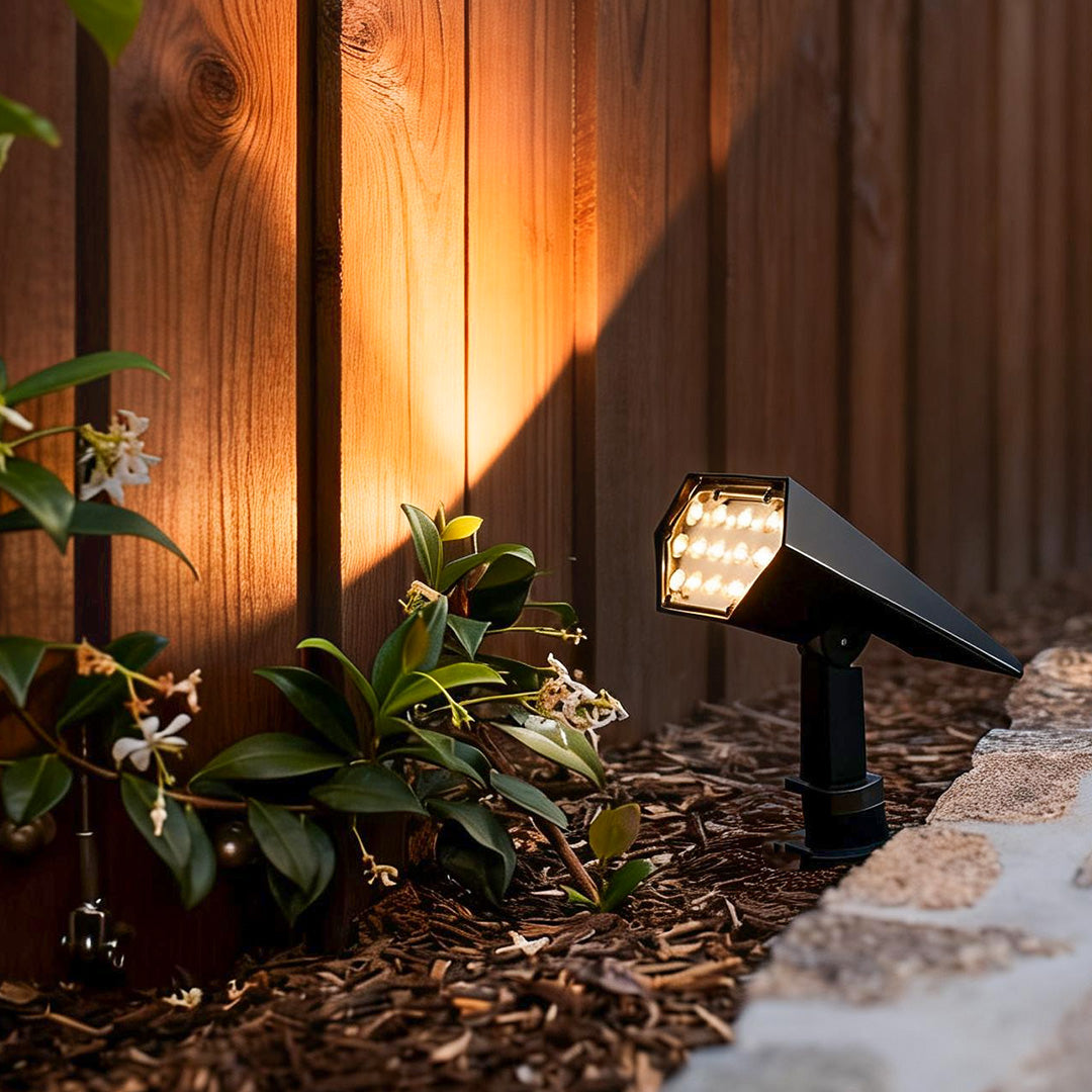 Adjustable Solar Spike Spotlight