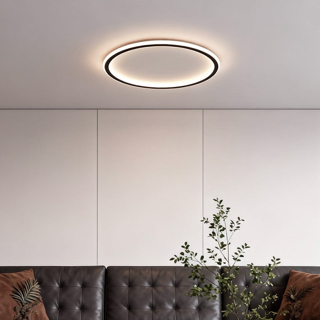 Slim Circle LED Flush Mount Ceiling Light