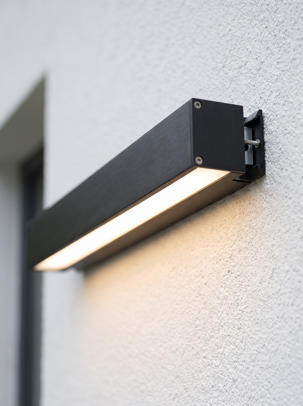 Linear Outdoor Wall Washer Light close up
