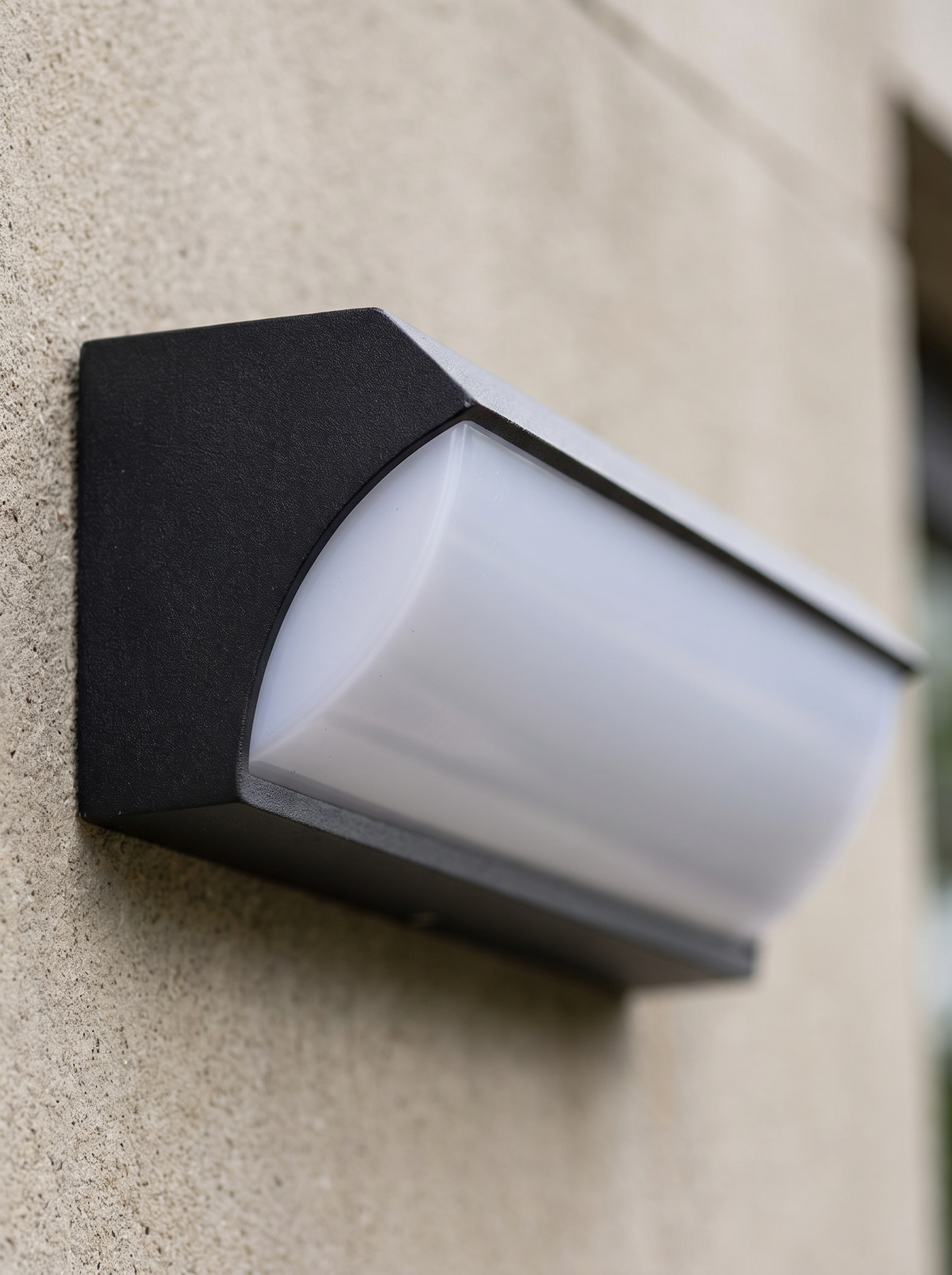 Long Bar Outdoor Wall Light close up