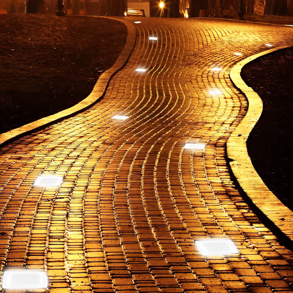 Solar Ice Cube Outdoor Step Lights