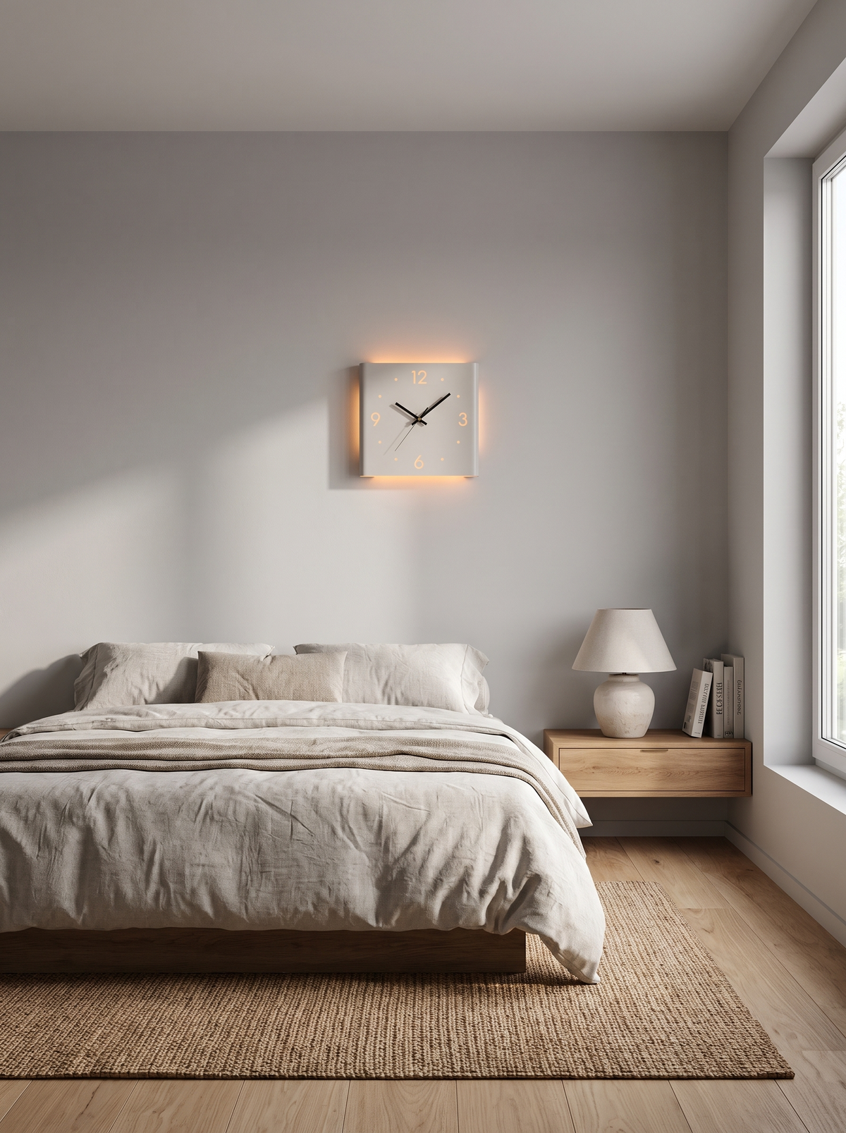 Wall Clock Lamp image with text slot 3