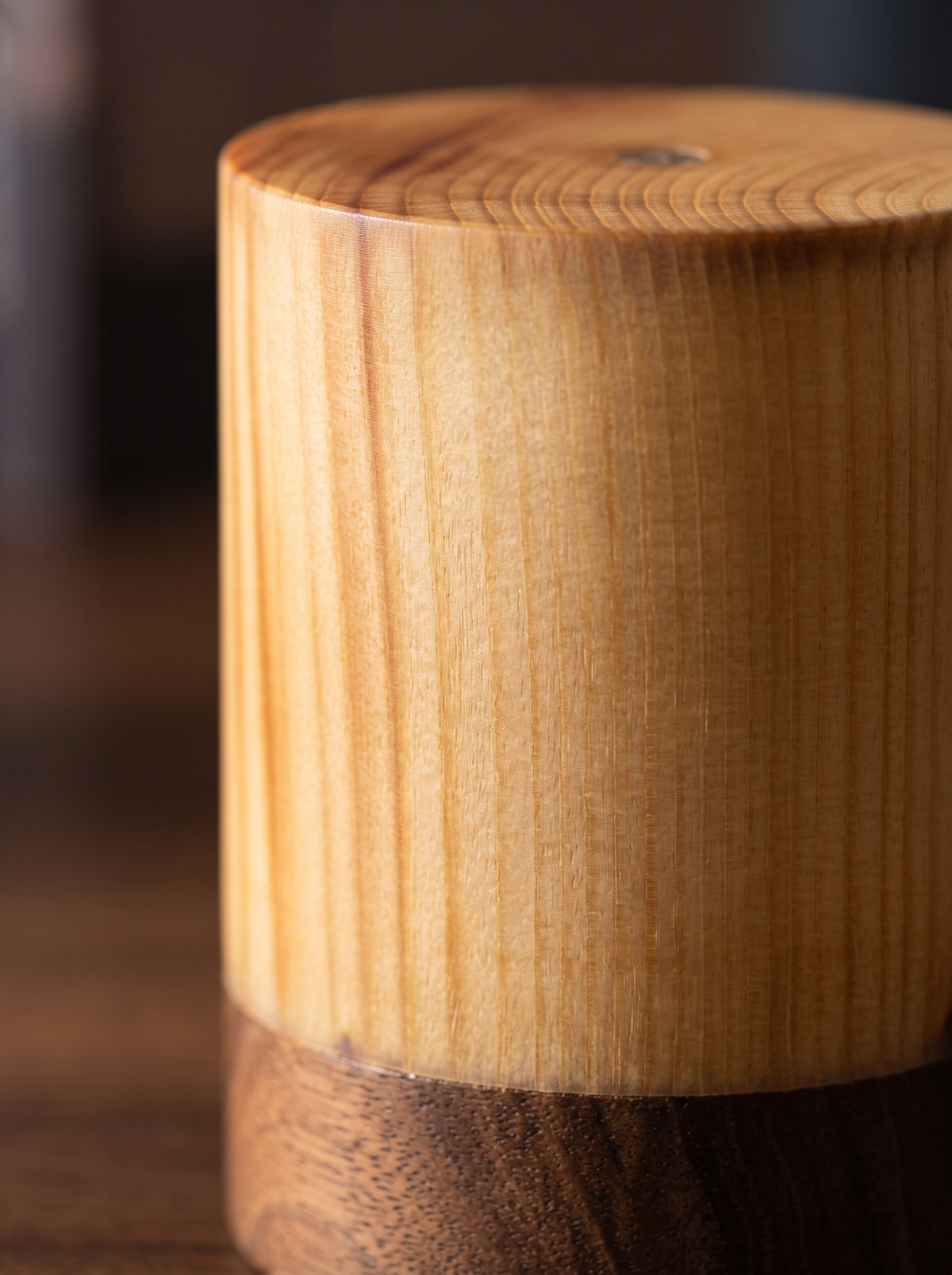 Square Wood Lamp image with text slot 1