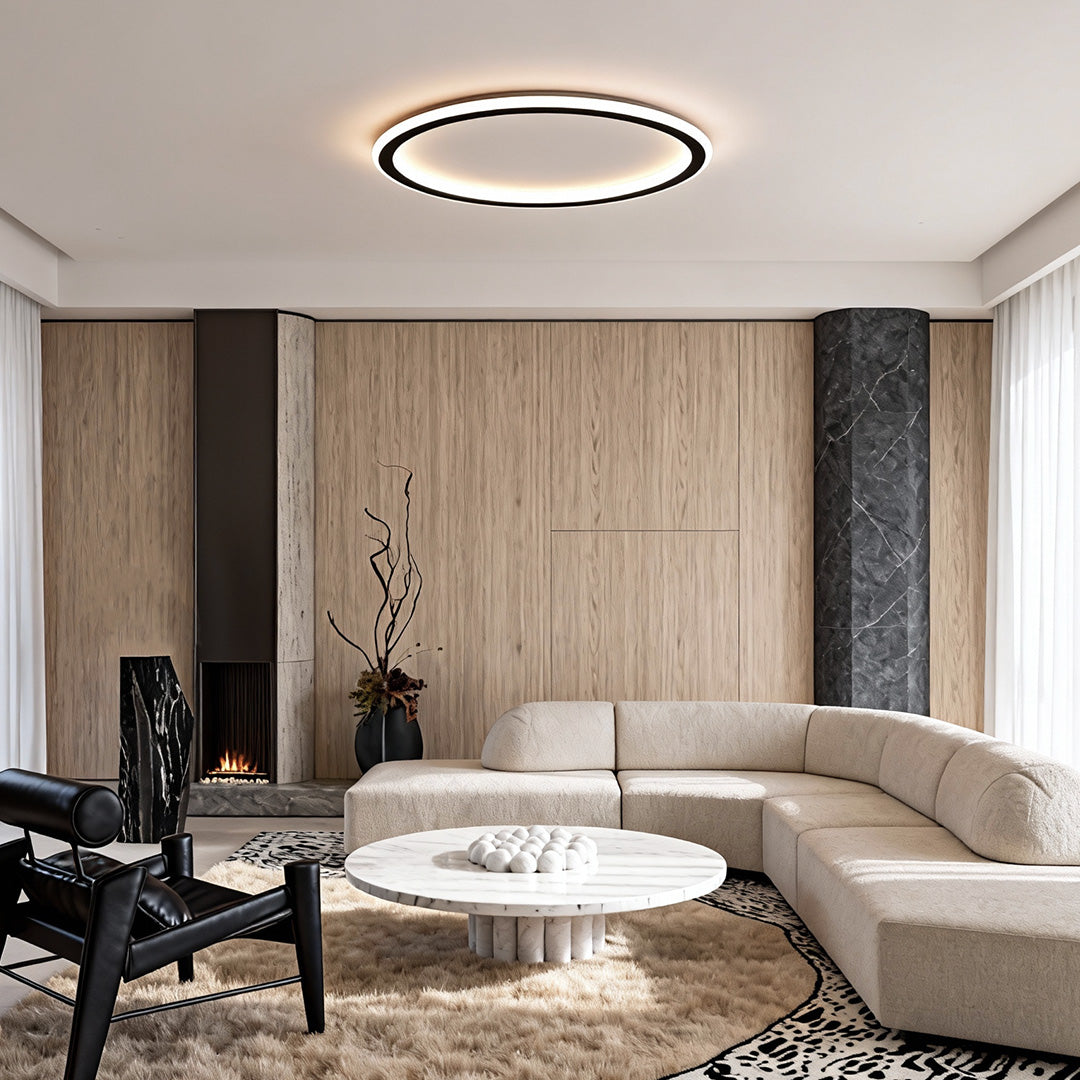 Slim Circle LED Flush Mount Ceiling Light