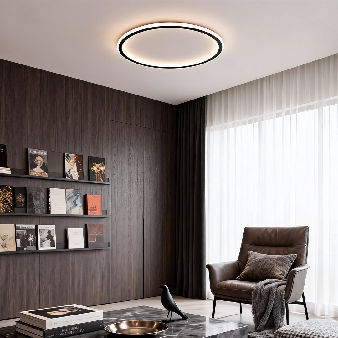 Slim Circle LED Flush Mount Ceiling Light