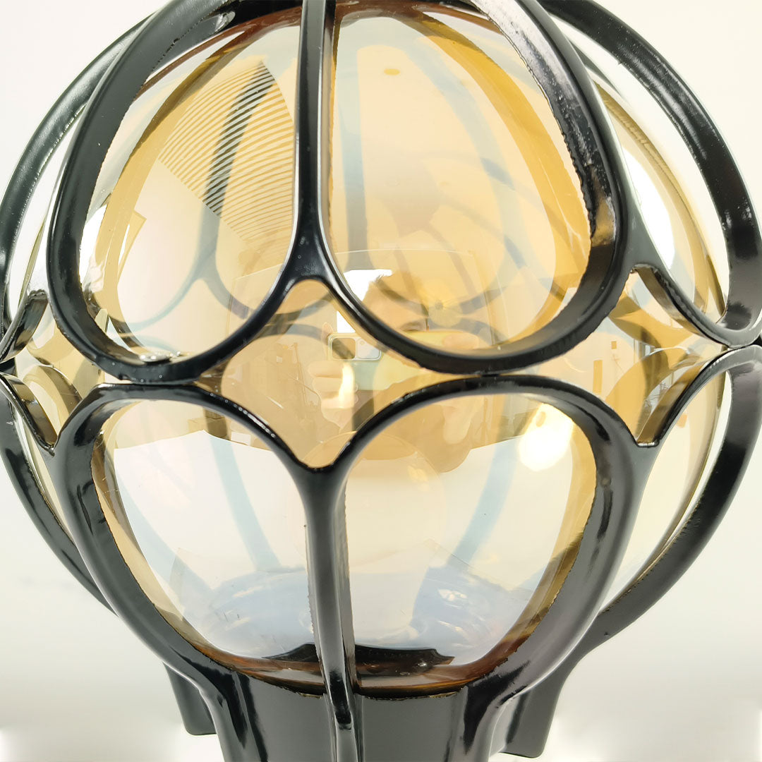 Vintage Glass Globe Pier Post Light