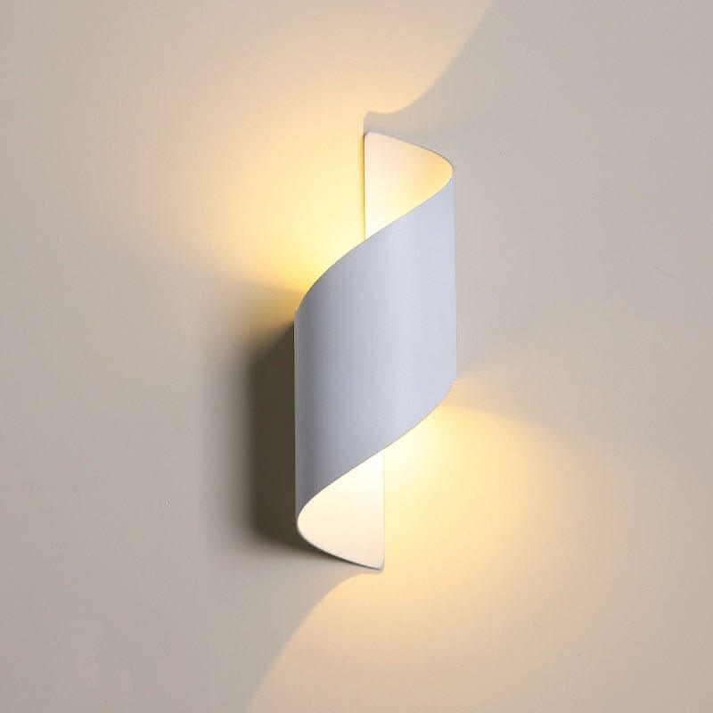 Spiral Dual Sided LED Wall Light